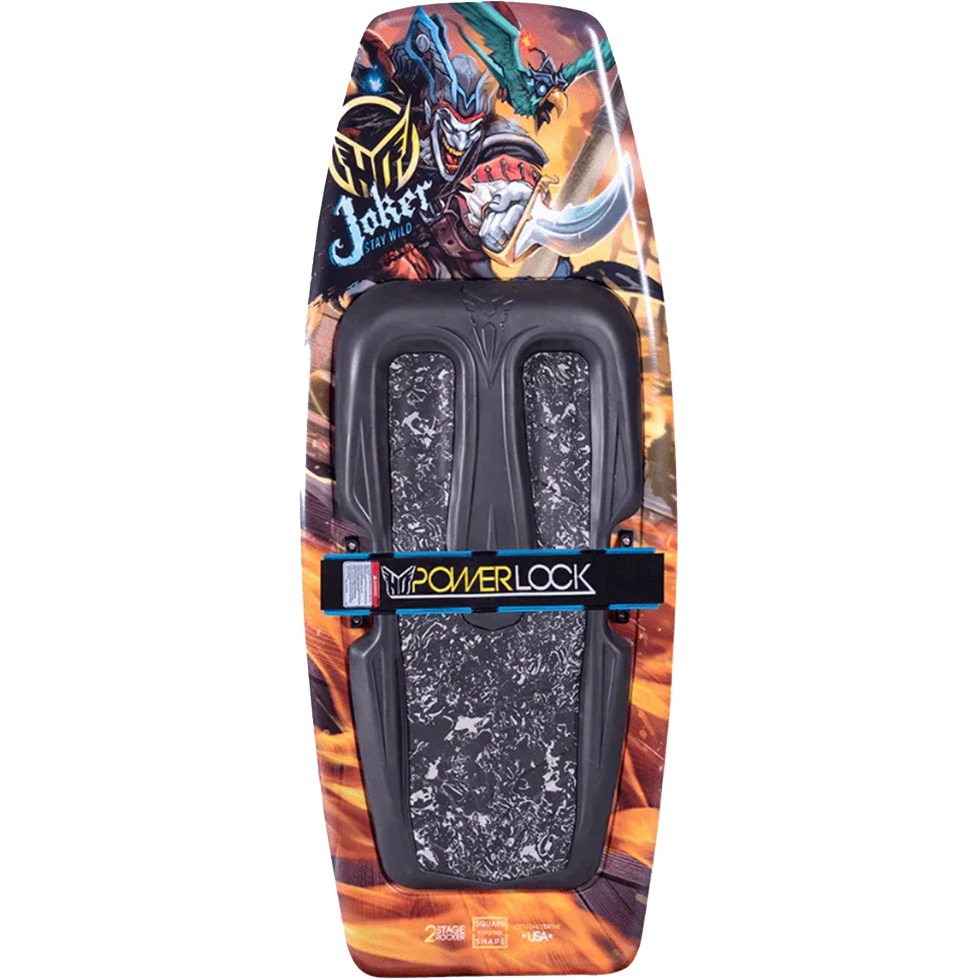 2026 HO Sports Joker Kneeboard with Powerlock Strap H23JOK - Black